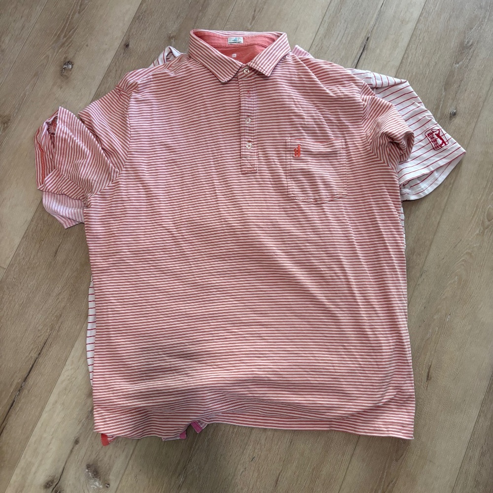 Johnnie-O XXL polo with TPC Scottsdale logo 3 shirts included